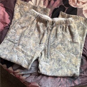 Light Tan Gray Camouflage Jogger Sweatpants